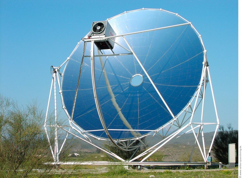 太阳能斯特林发电机图片